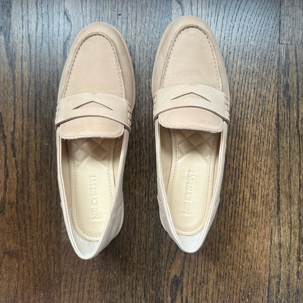 J. McLaughlin Tan Loafers
